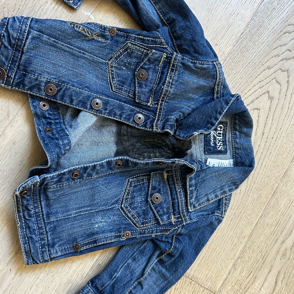 GUESS Kids Denim Jacket - Blue